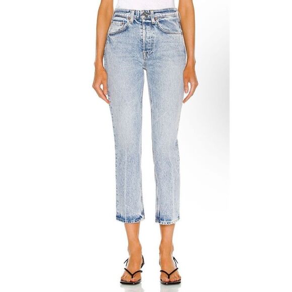 GRLFRND Karolina High Rise Straight Crop in Queens - Picture 3 of 12